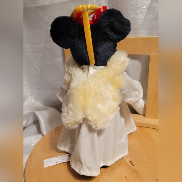 Disney Store Plush Minnie Mouse Angel Tree Topper Vintage 2000 Christmas - Picture 3 of 12